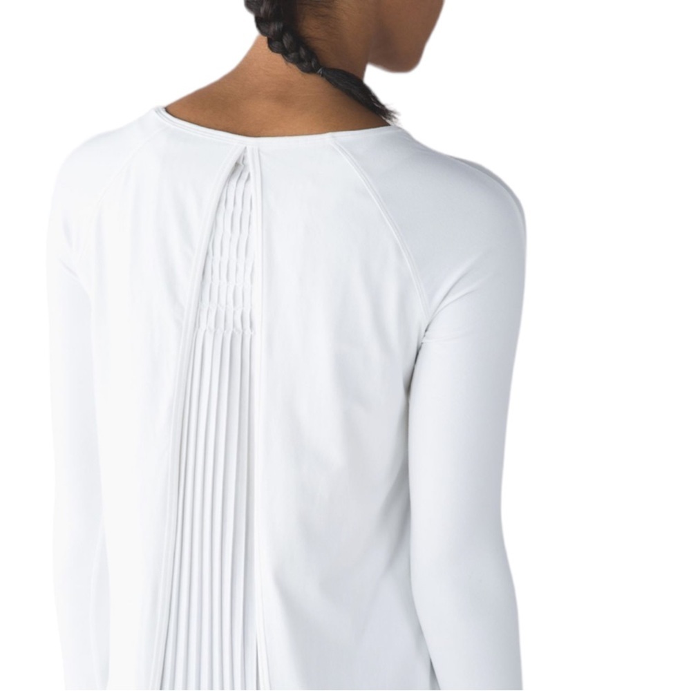 Lululemon White Making Moves Long Sleeve Top - Picture 6 of 12